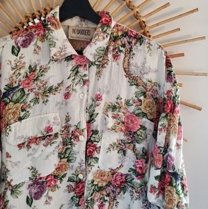 VTG Floral button up